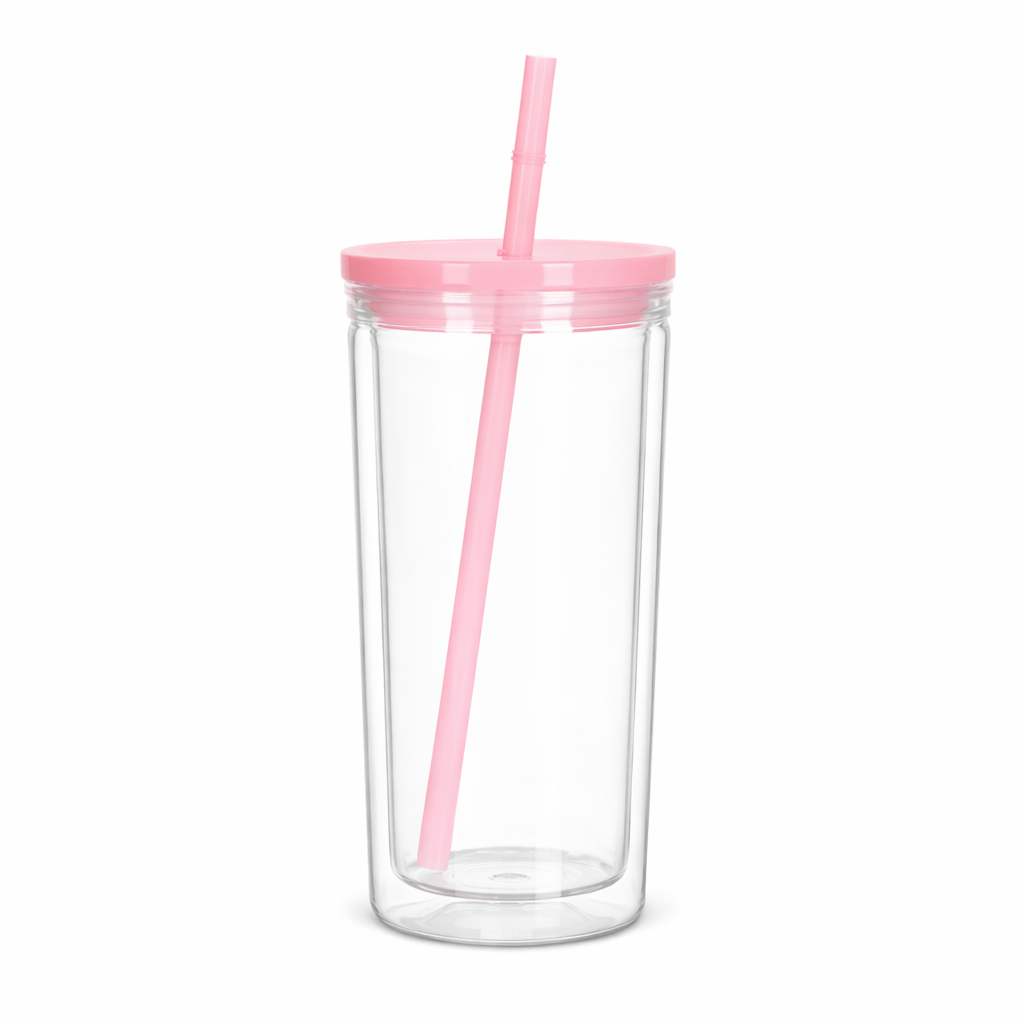 Snow Globe Plastic Tumblers with DTF+Effects 16oz