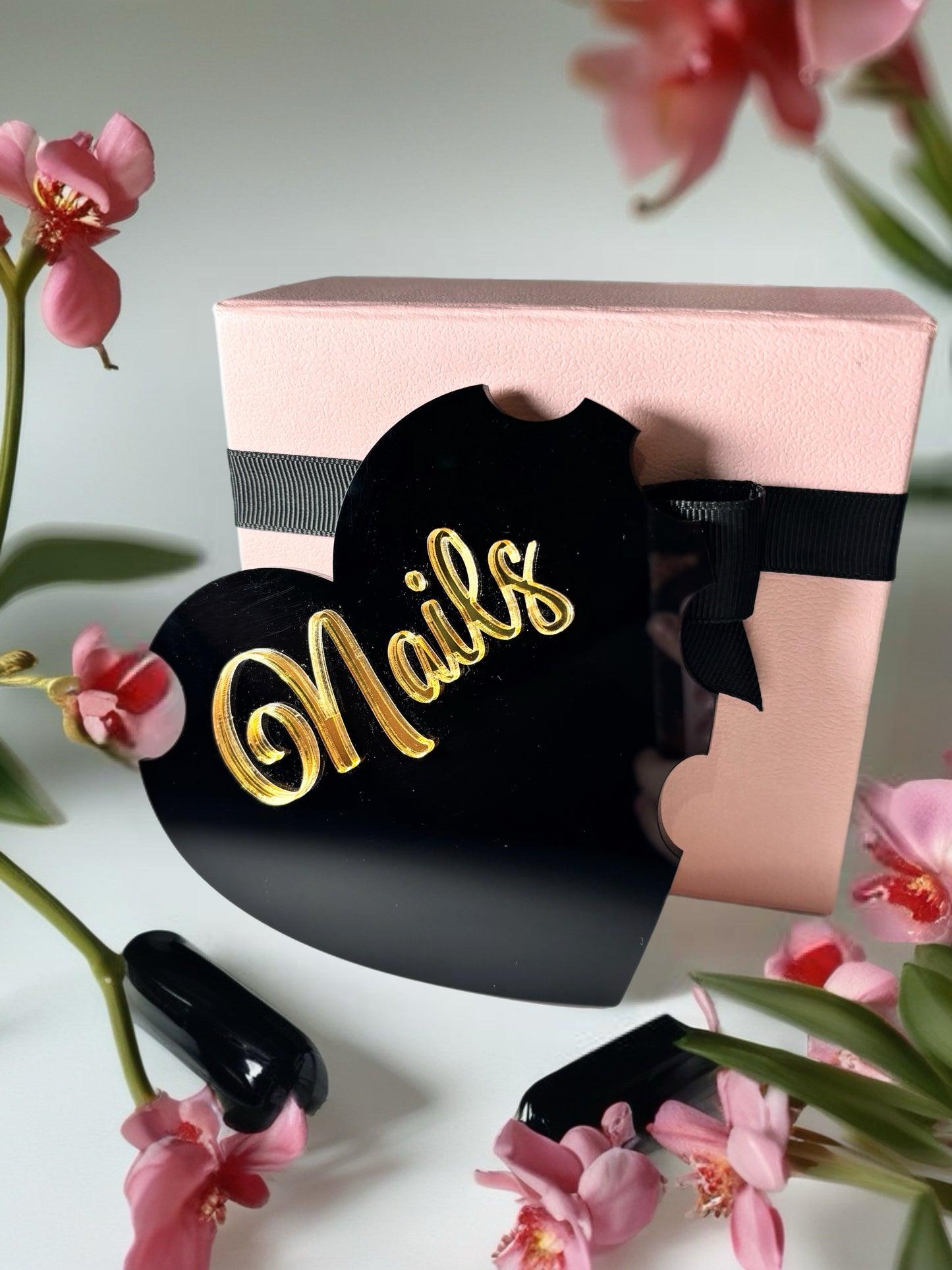 Heart Nail Photo Prop