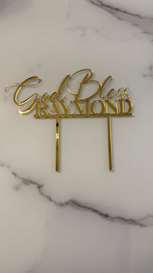 Acrylic Cake Toppers