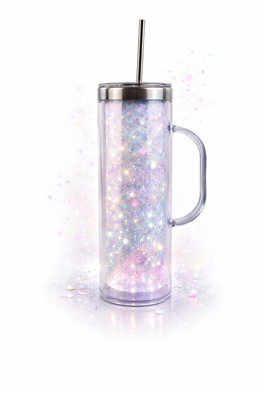 20oz Stainless Steel Tumble with built-in handle