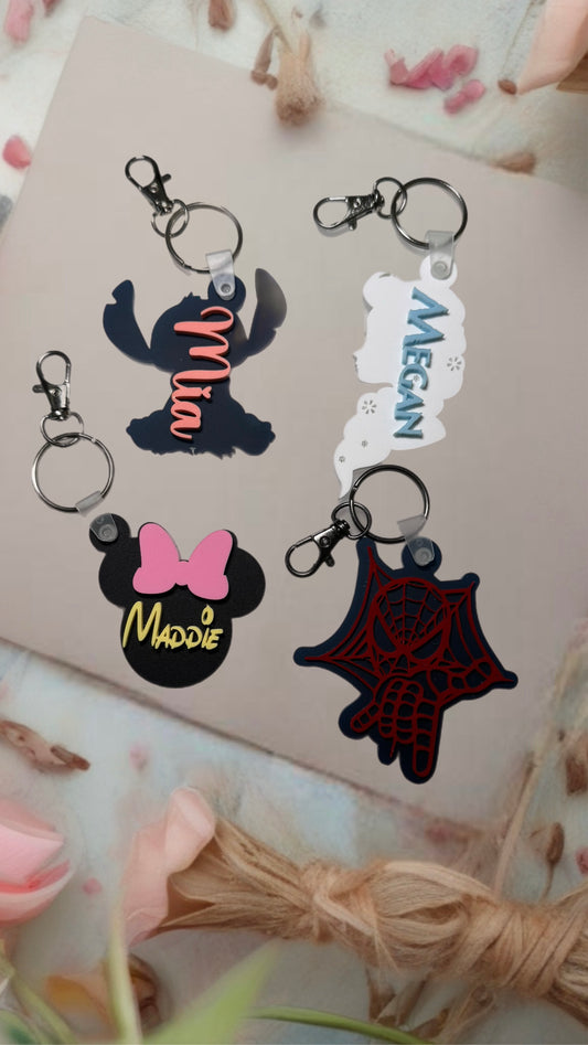 Double-Layer Acrylic Keychains ✨
