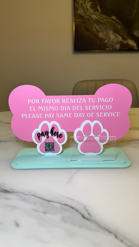 Custom Grooming Sign