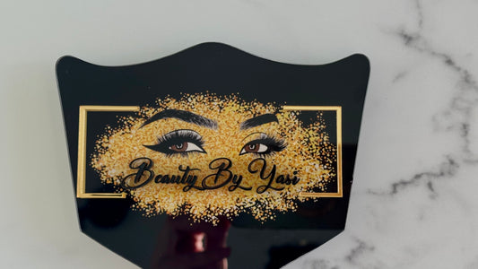 Double Black Cosmetic Mirror