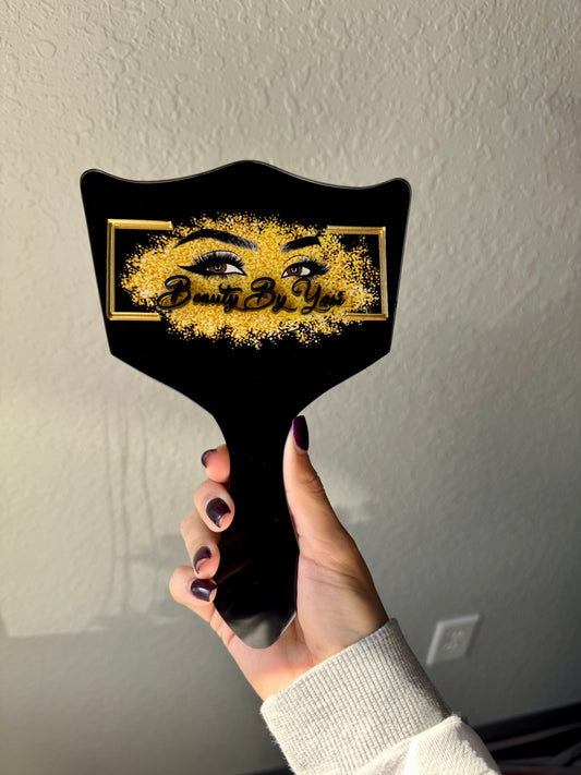 Double Black Cosmetic Mirror