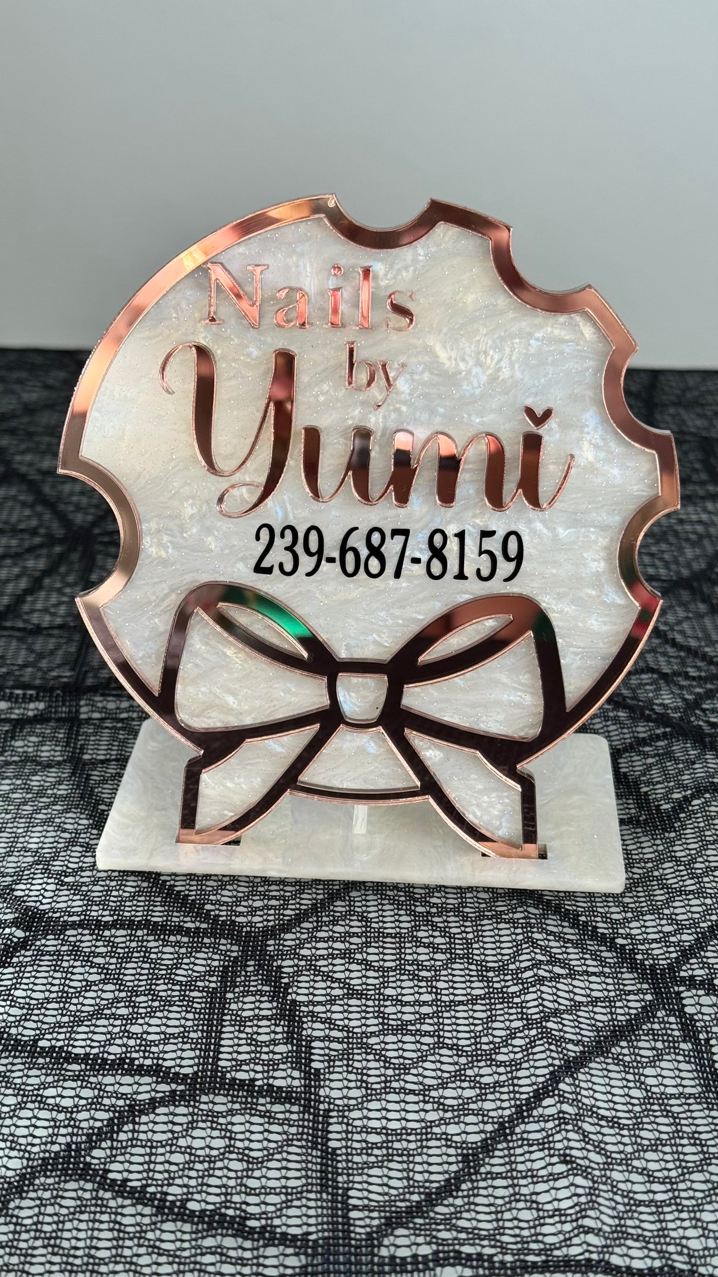 Nail Photo Prop With Base