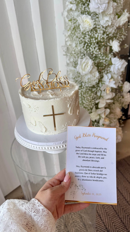 Acrylic Cake Toppers