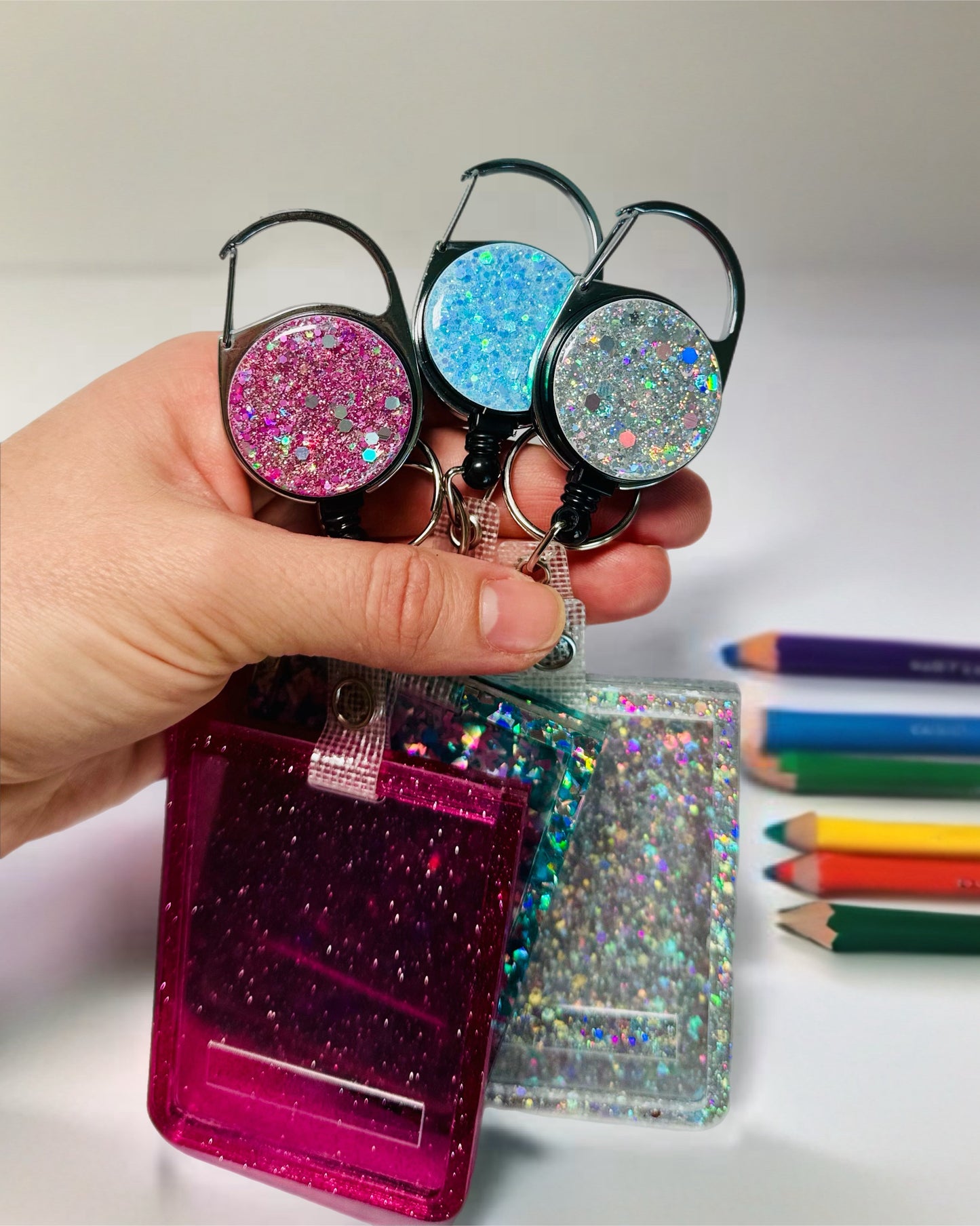 Acrylic ID Covers With Clip