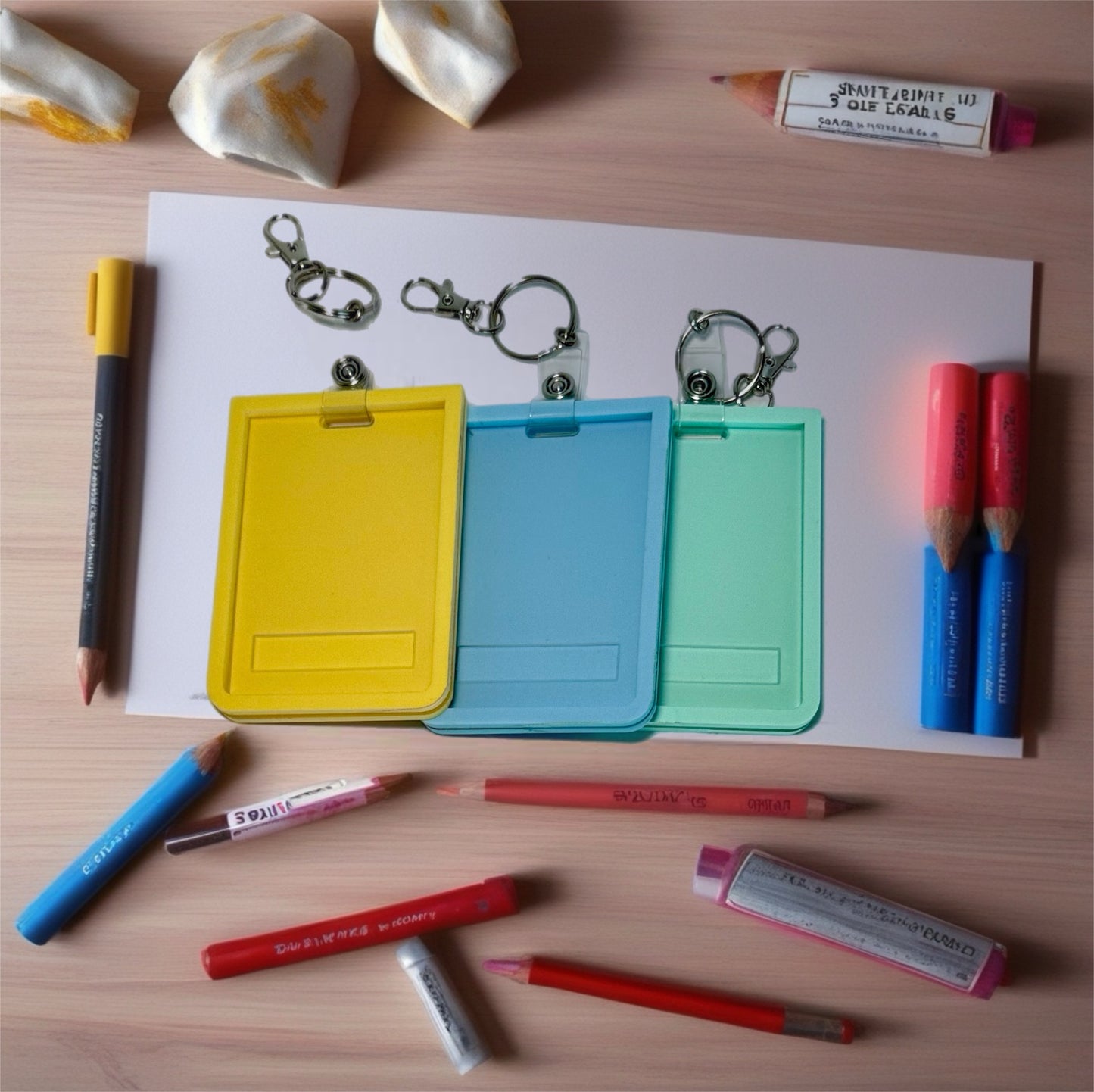 Acrylic ID Covers With Clip