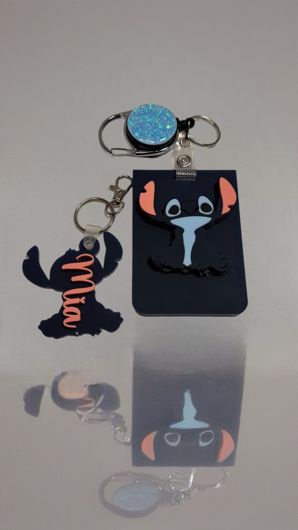 Personalized Design School ID Cover with Keychain